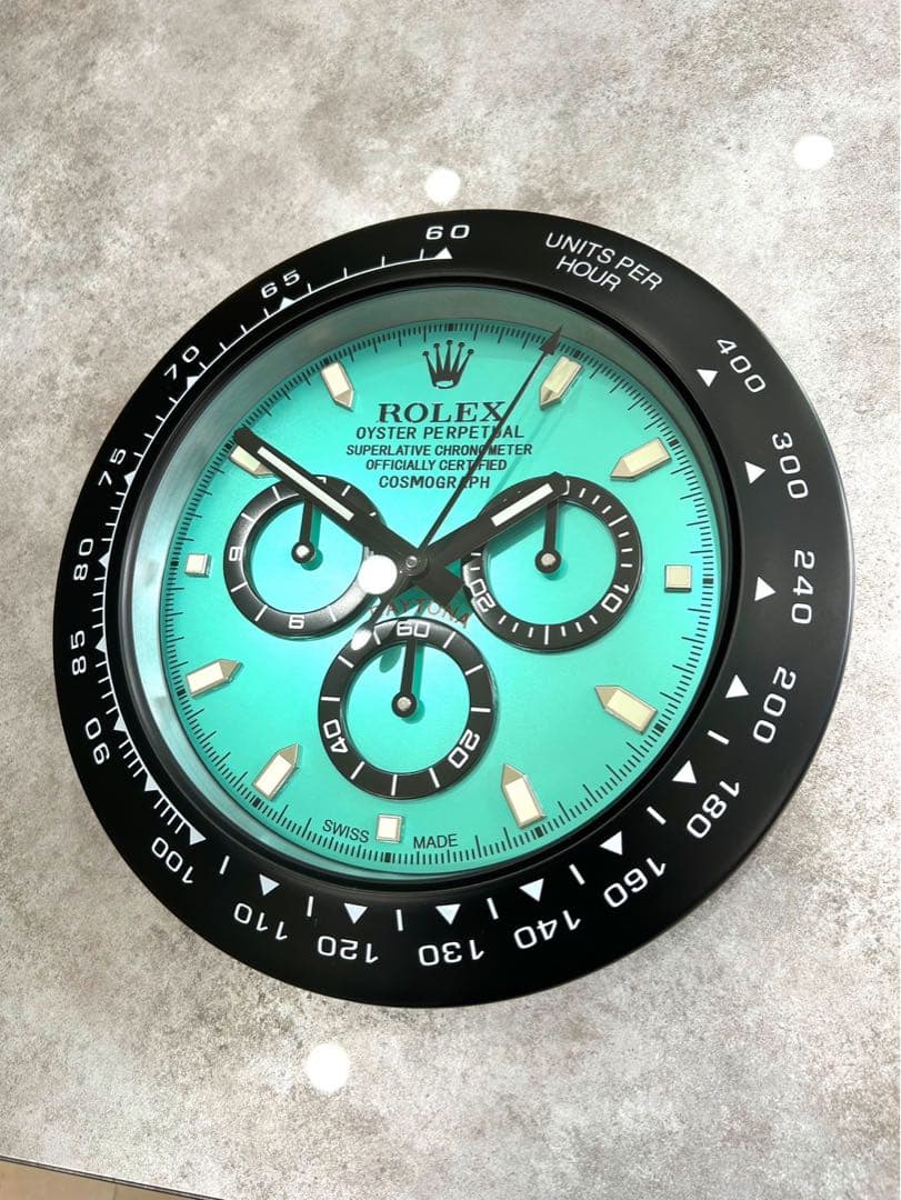 ロレックス　デイトナ壁掛け時計　新品　光沢ありの限定品‼️