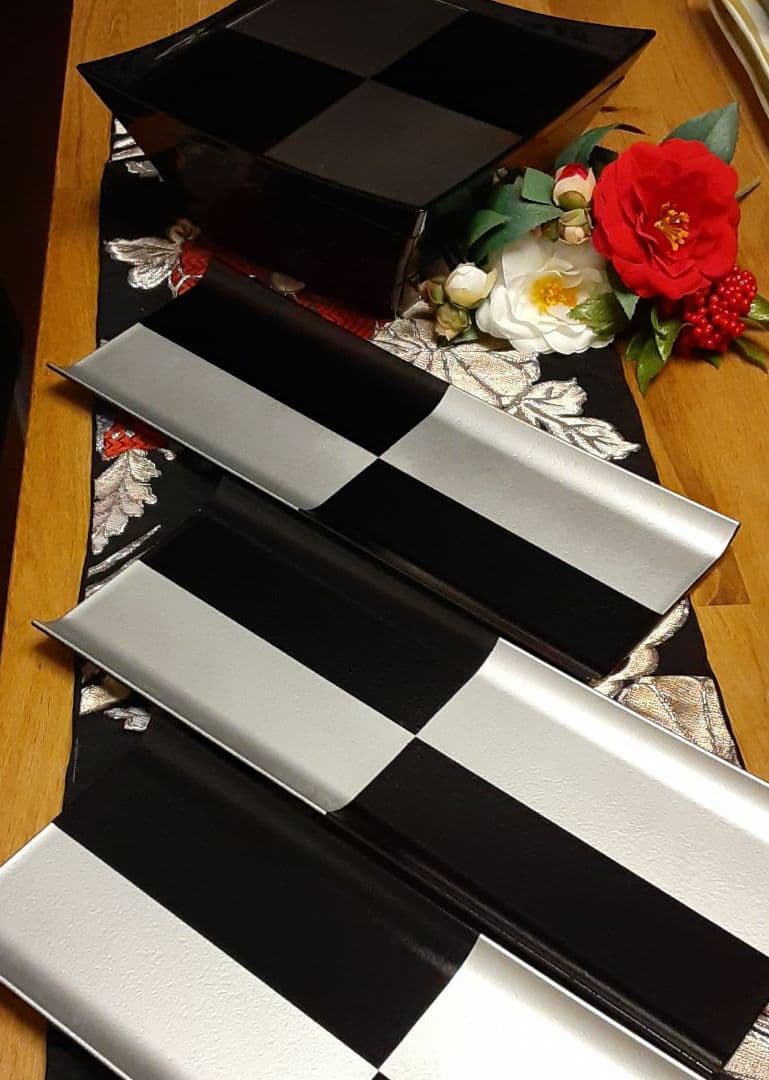 確認中　お重　漆器　セット