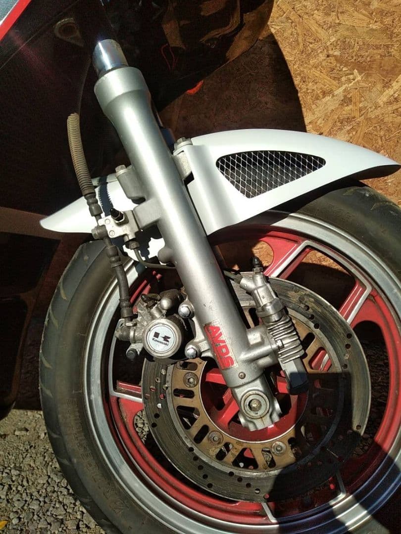 GPZ400R レーシングフェンダー改　ワンオフ　FX400R BEET