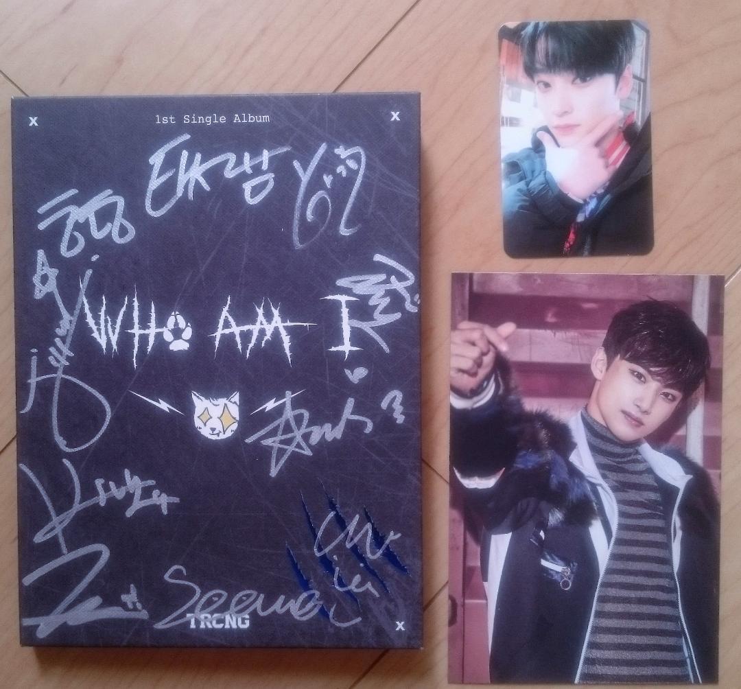 非売品◆サインCD◆TRCNG◆1stシングル◆Who Am I◆韓国