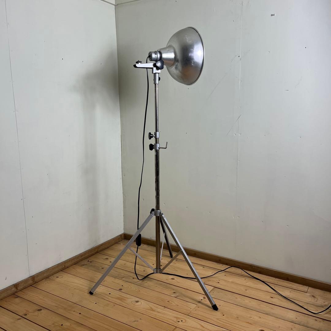 インダストリアル工業系◾️アルミシェード フロアライト カメラ 撮影 照明 B