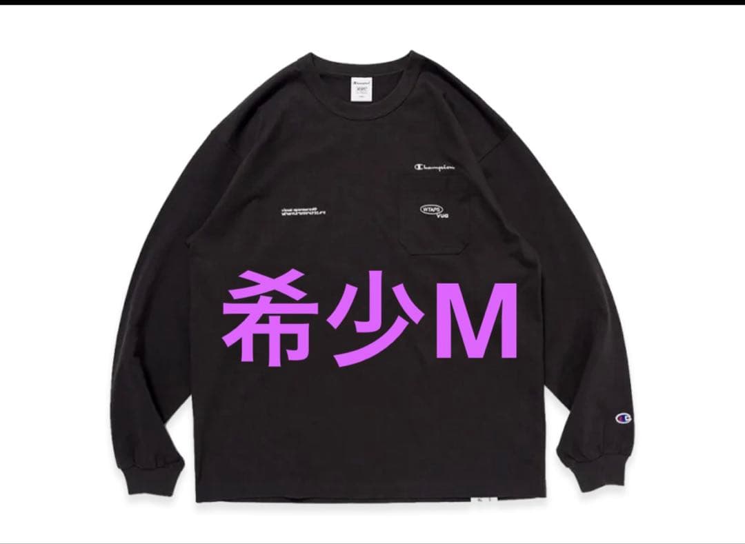 WTAPS x Champion Academy / LS ブラック　m