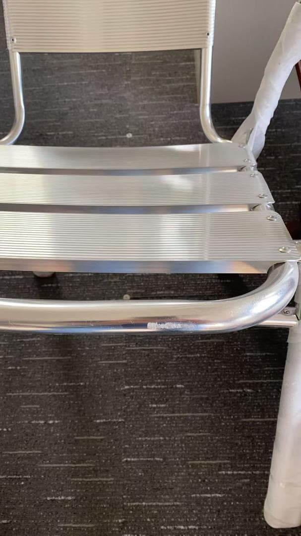 ステンレス円形テーブル アームチェア訳あり品写真をご確認TBL07-70-01