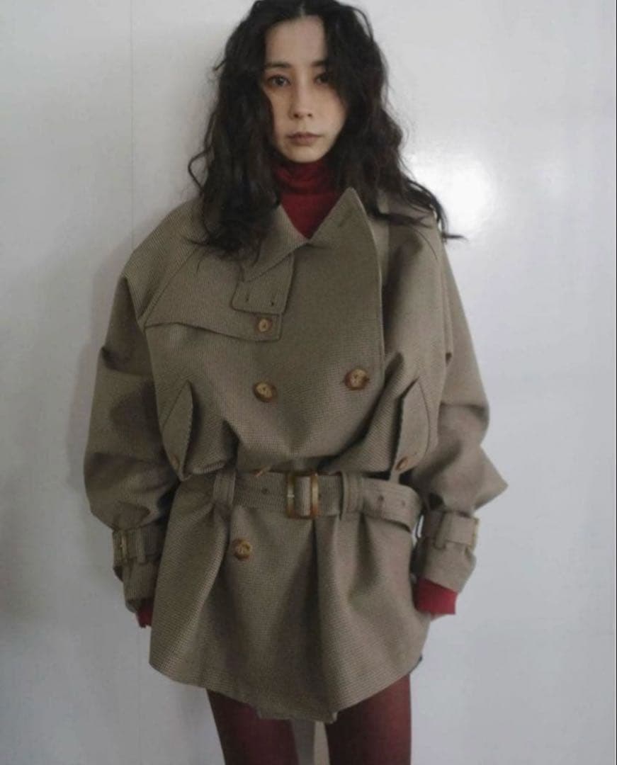 新品未使用ameri vintage DADDYMIDITRENCHCOAT