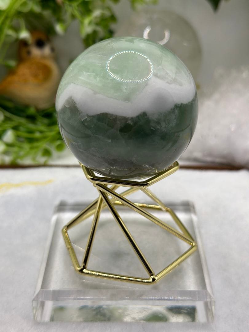 フローライトスフィア♡台座セットNo.152