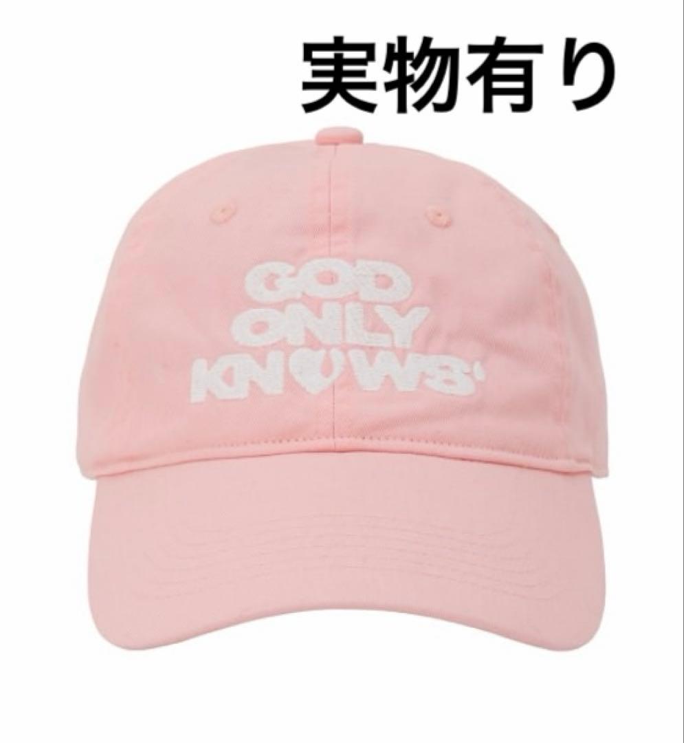 GOD ONLY KNOWS ピンクcap 帽子v.a. 岩田剛典