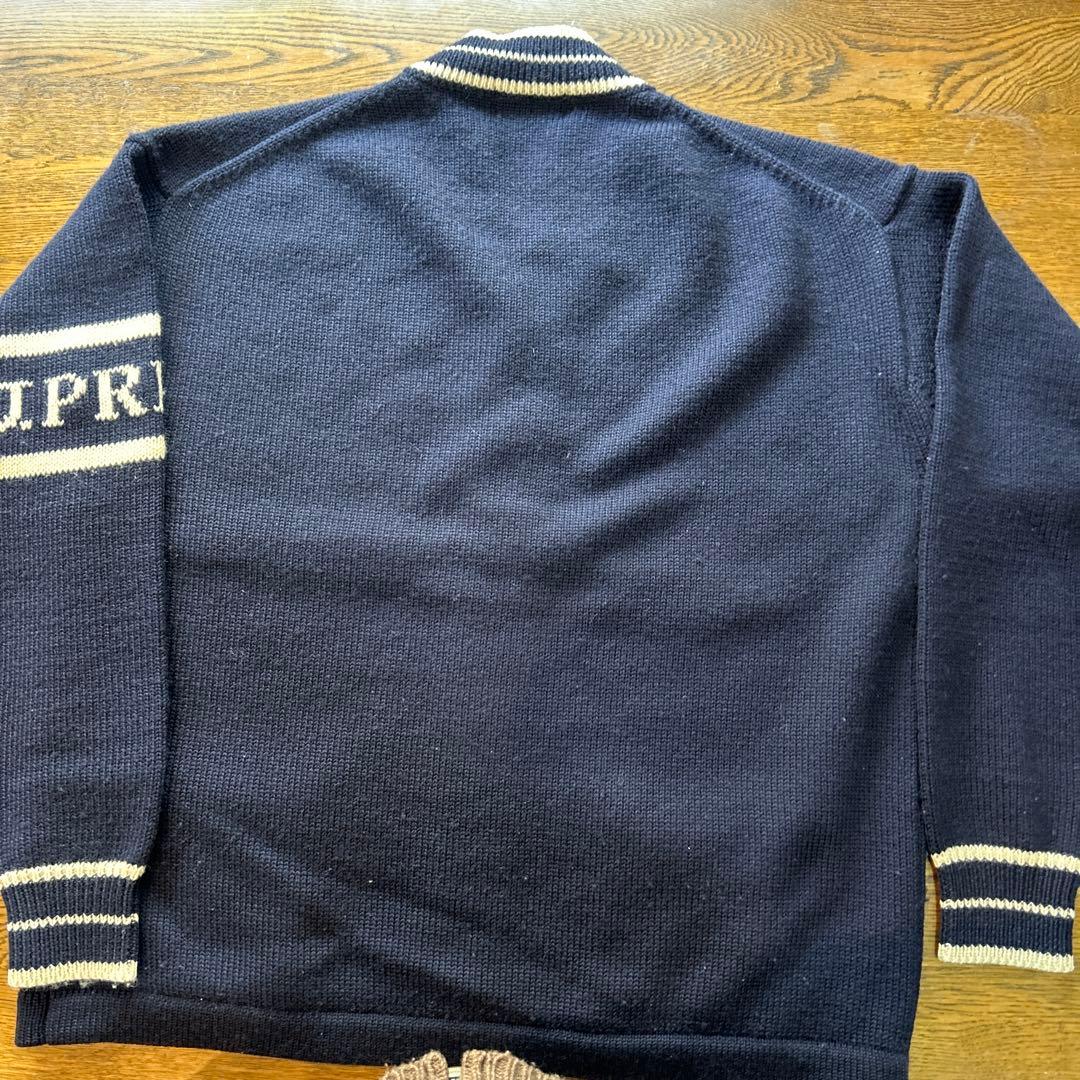 J.PRESS ネイビー カーディガン Lサイズ