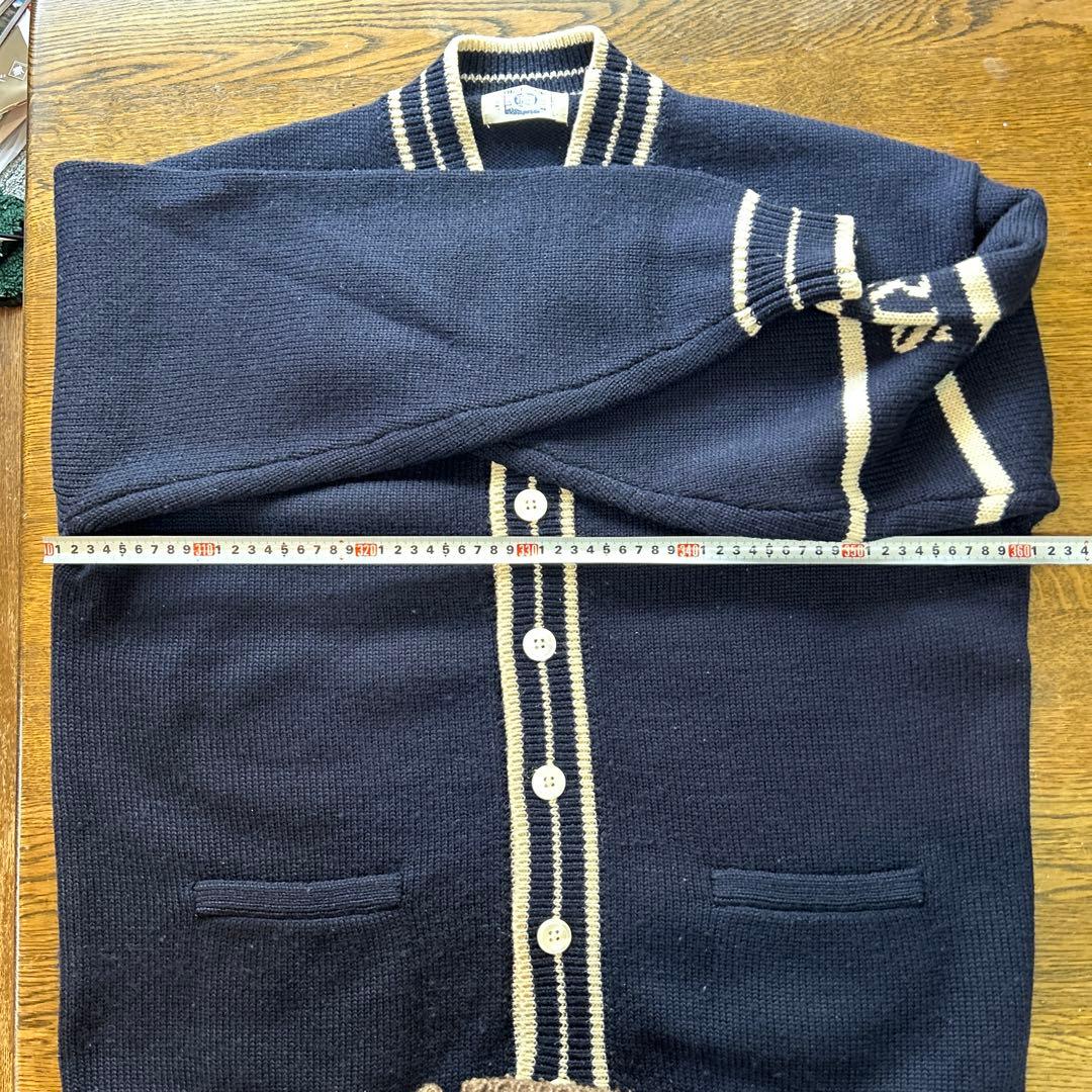 J.PRESS ネイビー カーディガン Lサイズ