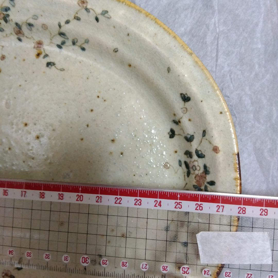 市野吉記さん　コウホ窯　シノワズリ　楕円大皿　新品未使用