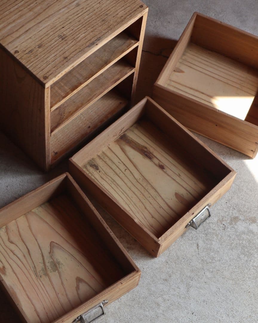 お値下げ中　コンパクトな桐の小引き出し　古道具 古家具 ドロワー アンティーク