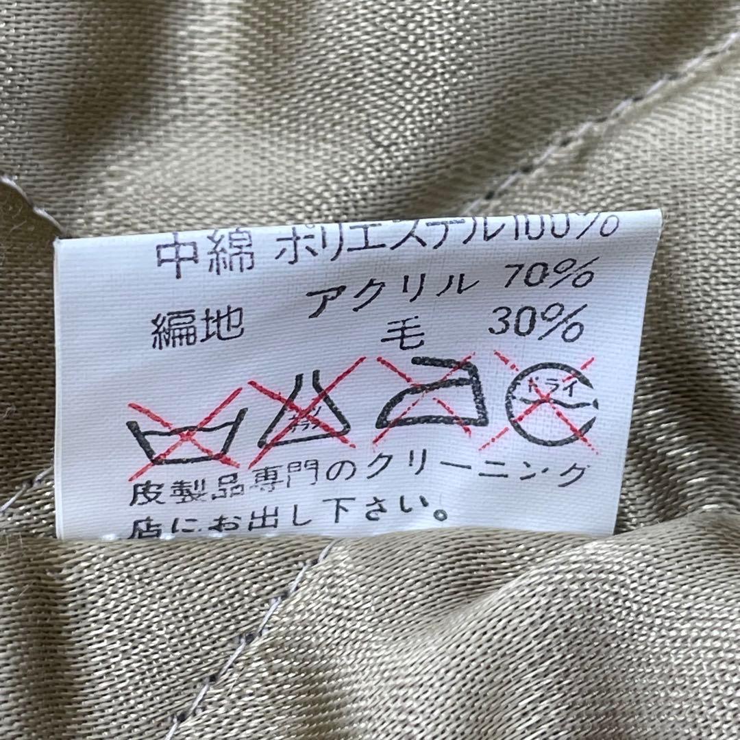 【美品】vintage VAN JAC 本革 レザージャケット アーチロゴ　刺繍