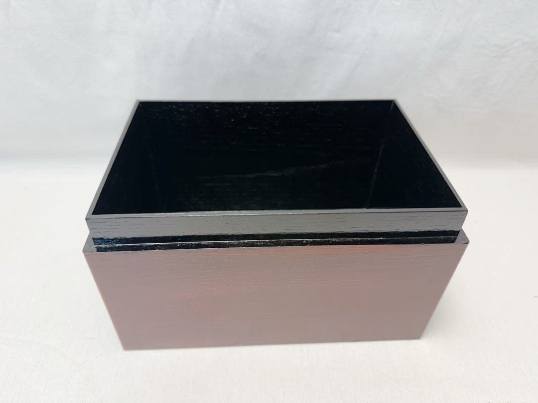 未使用 茶道具 福 寿 溜塗 利休茶箱 茶器入れ 茶具