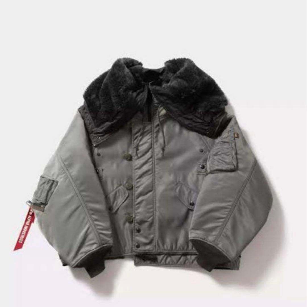 ジャケット・アウター Alpha double-end nylon flight jacket