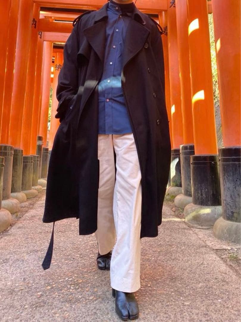 極美品‼️stein シュタイン　ウールトレンチコート　M