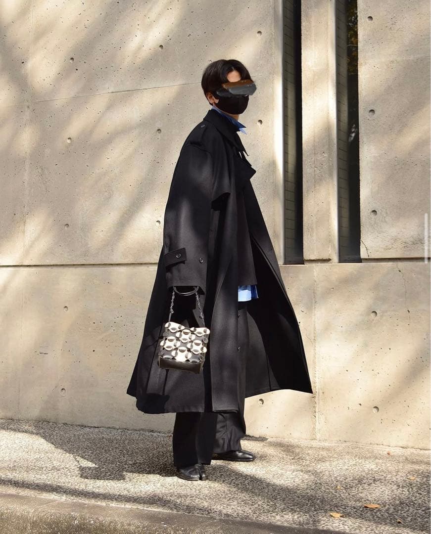 極美品‼️stein シュタイン　ウールトレンチコート　M