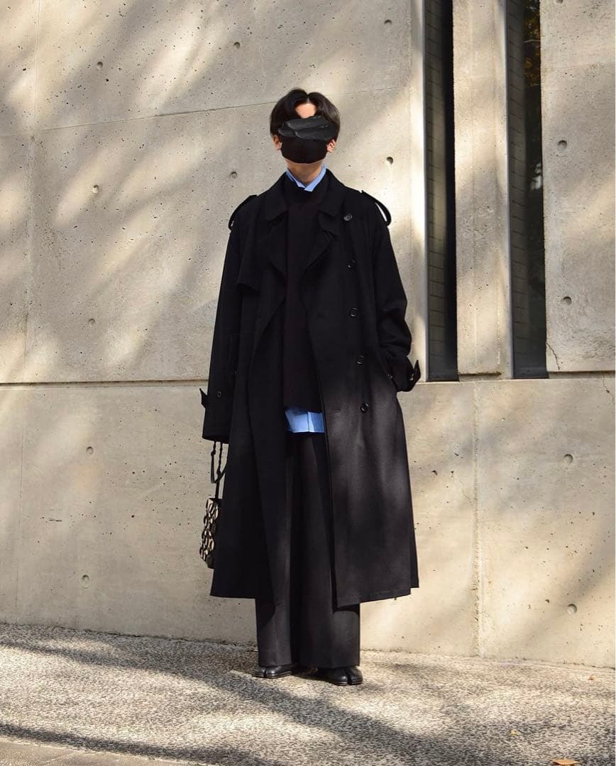 極美品‼️stein シュタイン　ウールトレンチコート　M