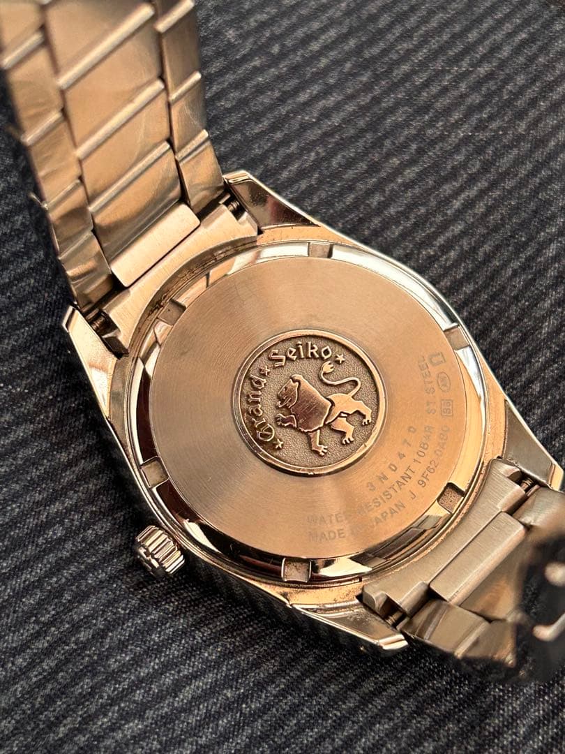 【美品】Grand seiko GS 9F62 ブラック文字盤クォーツ