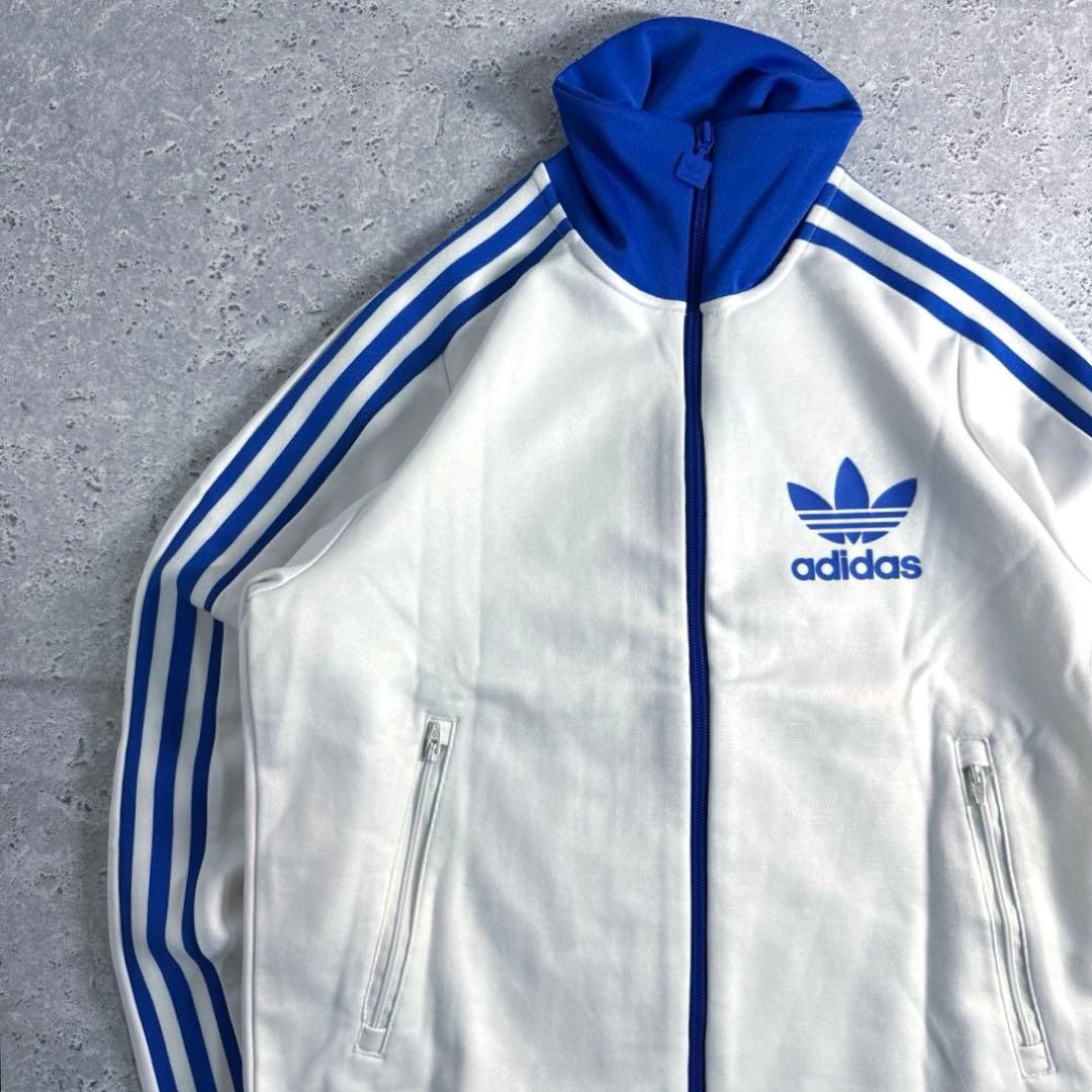 【美品】adidas トラックジャケット ベッケンバウアー ホワイト L