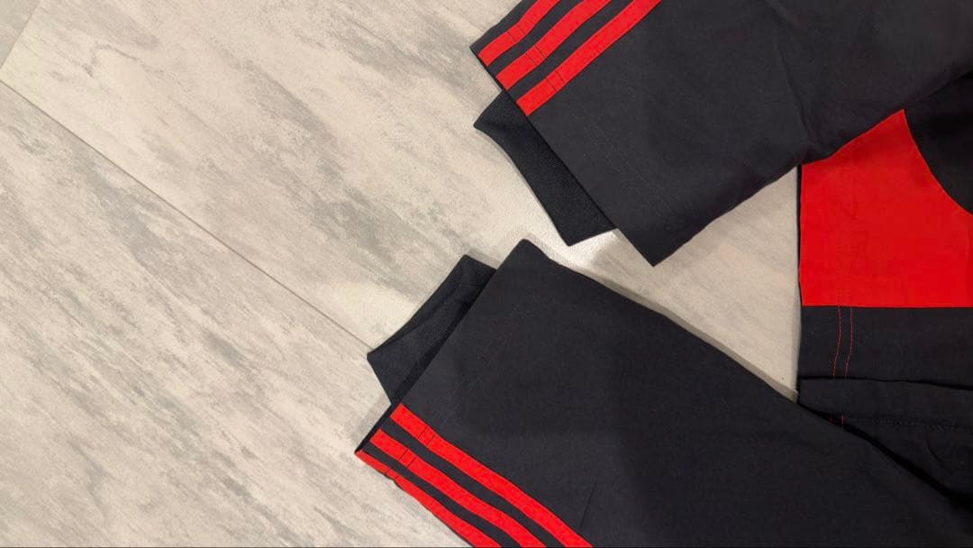 00's adidas製 ACミラン ナイロンジャケット メンズXL上下