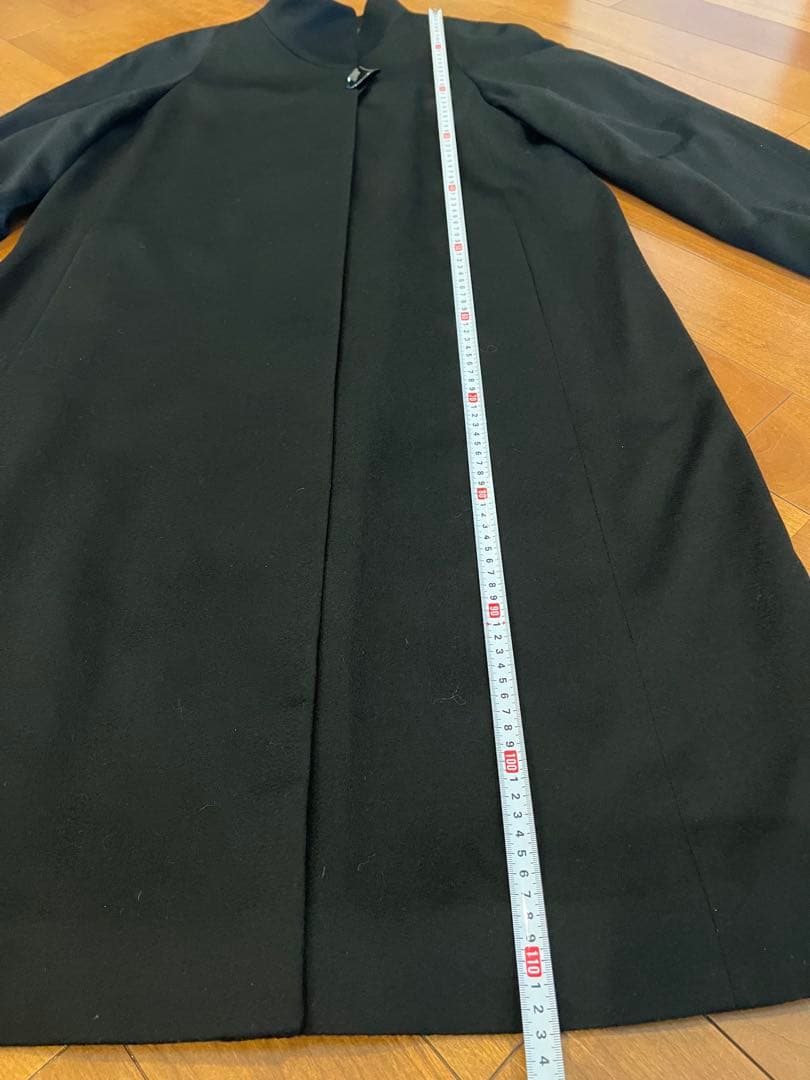 極美品YELL MIWA PIACENZA 極上カシミヤ100% ロングコート黒