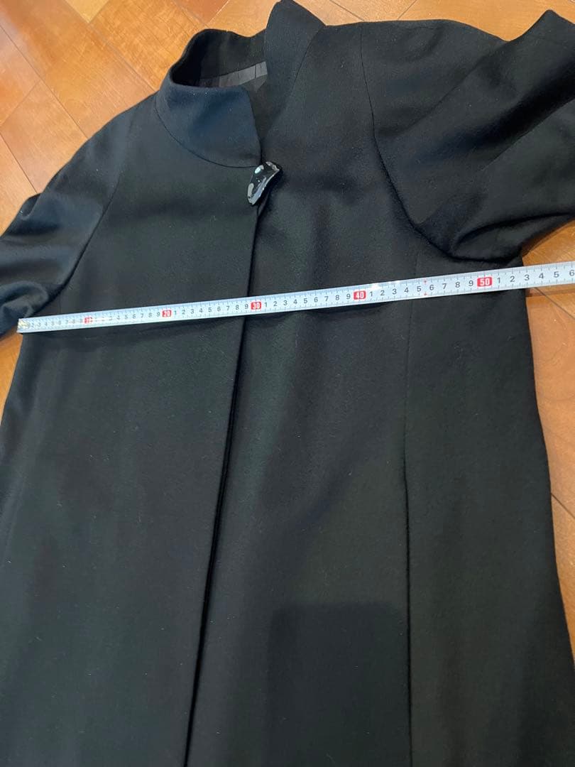 極美品YELL MIWA PIACENZA 極上カシミヤ100% ロングコート黒