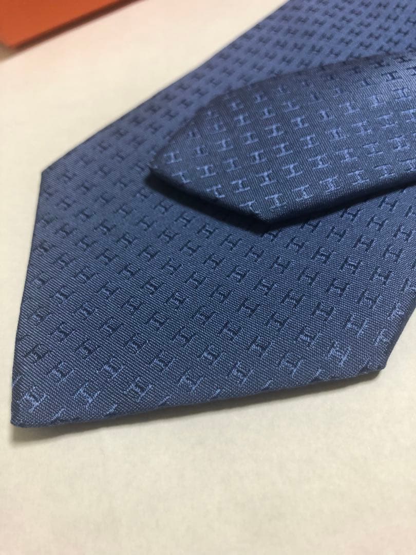 エルメス ネクタイ ［ファソネ］H柄　【極美品】