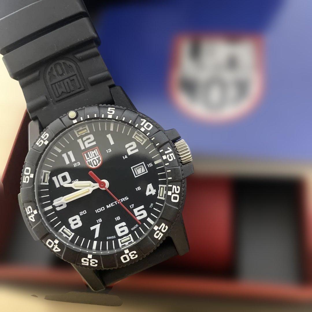LUMINOX 100 METERS ブラック 時計 0320-1GBqH3LX