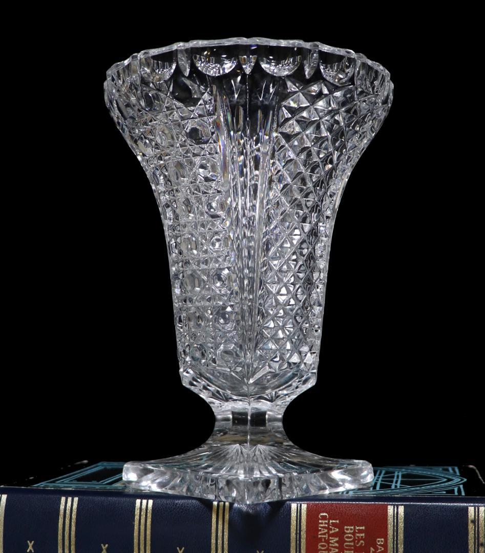 オールド・バカラ 極上美 大型切子花瓶 ディアマン・ピエーリー×ビゾー 置物