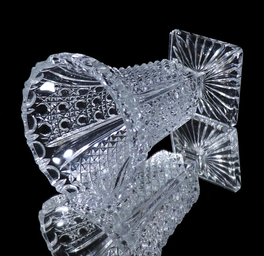 オールド・バカラ 極上美 大型切子花瓶 ディアマン・ピエーリー×ビゾー 置物