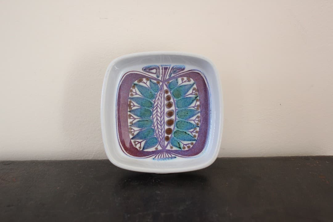 ロイヤルコペンハーゲン　ファイアンス焼　テネラ　スクエアトレイ