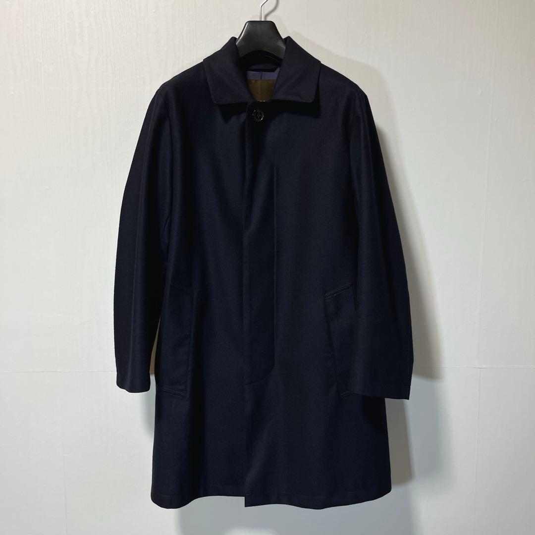 美品 マッキントッシュ スコットランド製 ウール ステンカラーコート 36