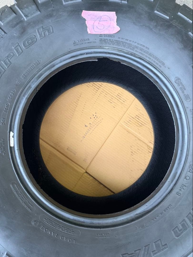 BFグッドリッチ MT37インチ12.5 17インチ 5本 ジャンク品扱い