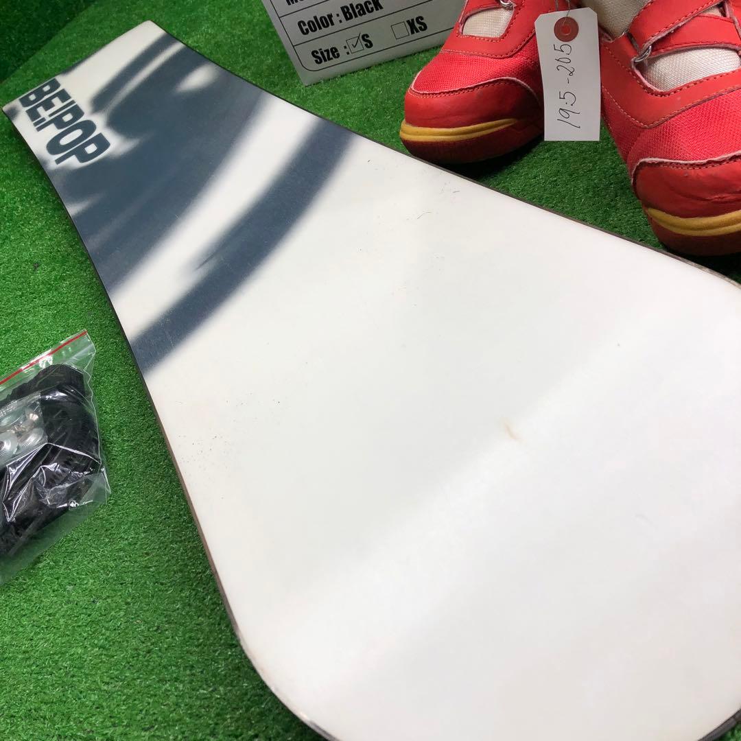 宝-628 子供用スノーボードセット118cm ビンディング新品 メンテナンス済