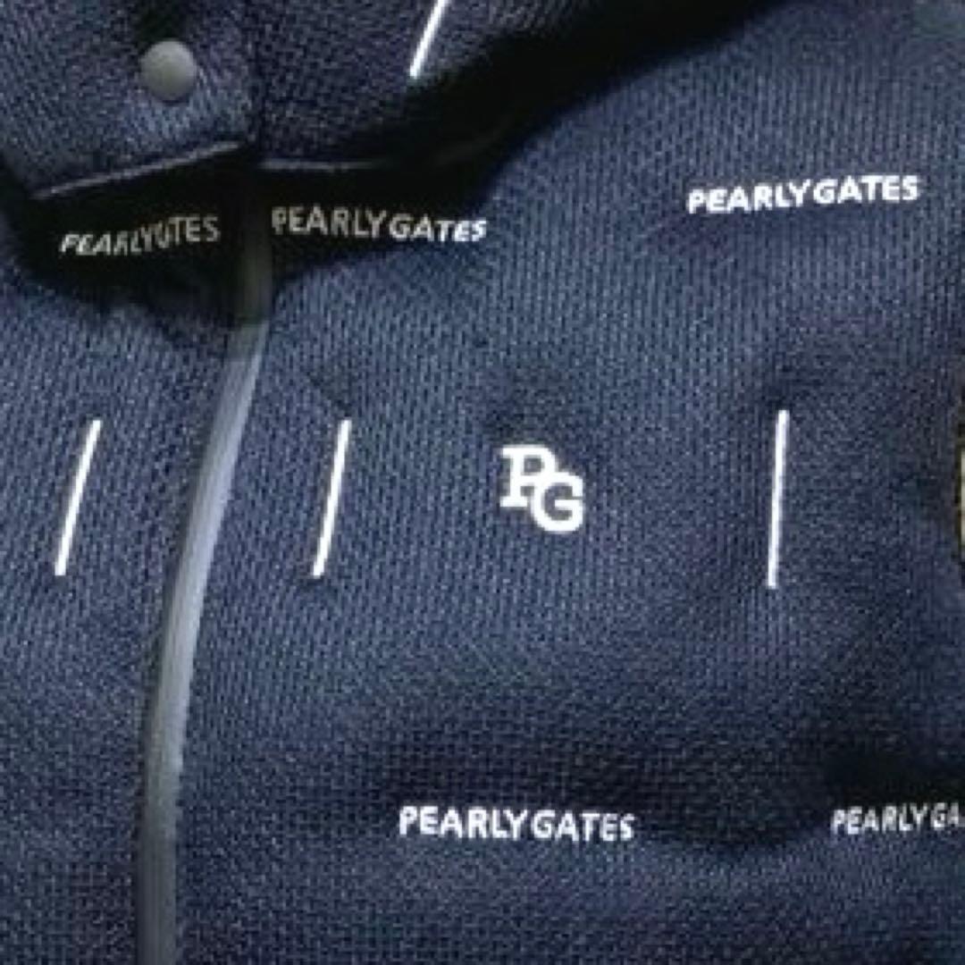 PEARLY GATES フード付きベスト サイズ0 ロゴ刺繍　ゴルフウェア