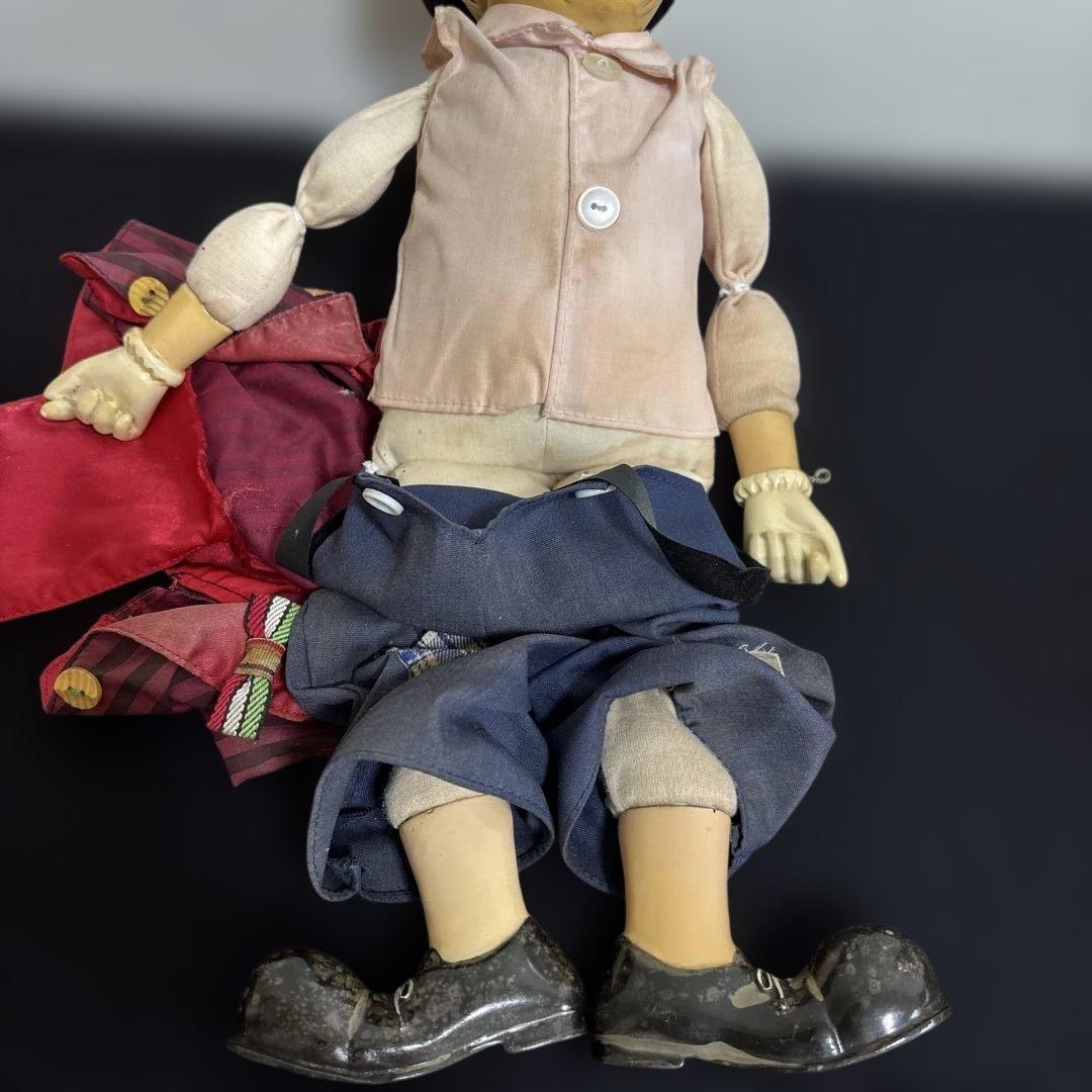 ピエロ ビスクドール ビンテージ 人形