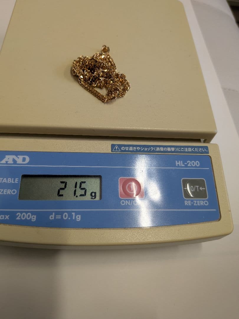 K18 8面 喜平ネックレス