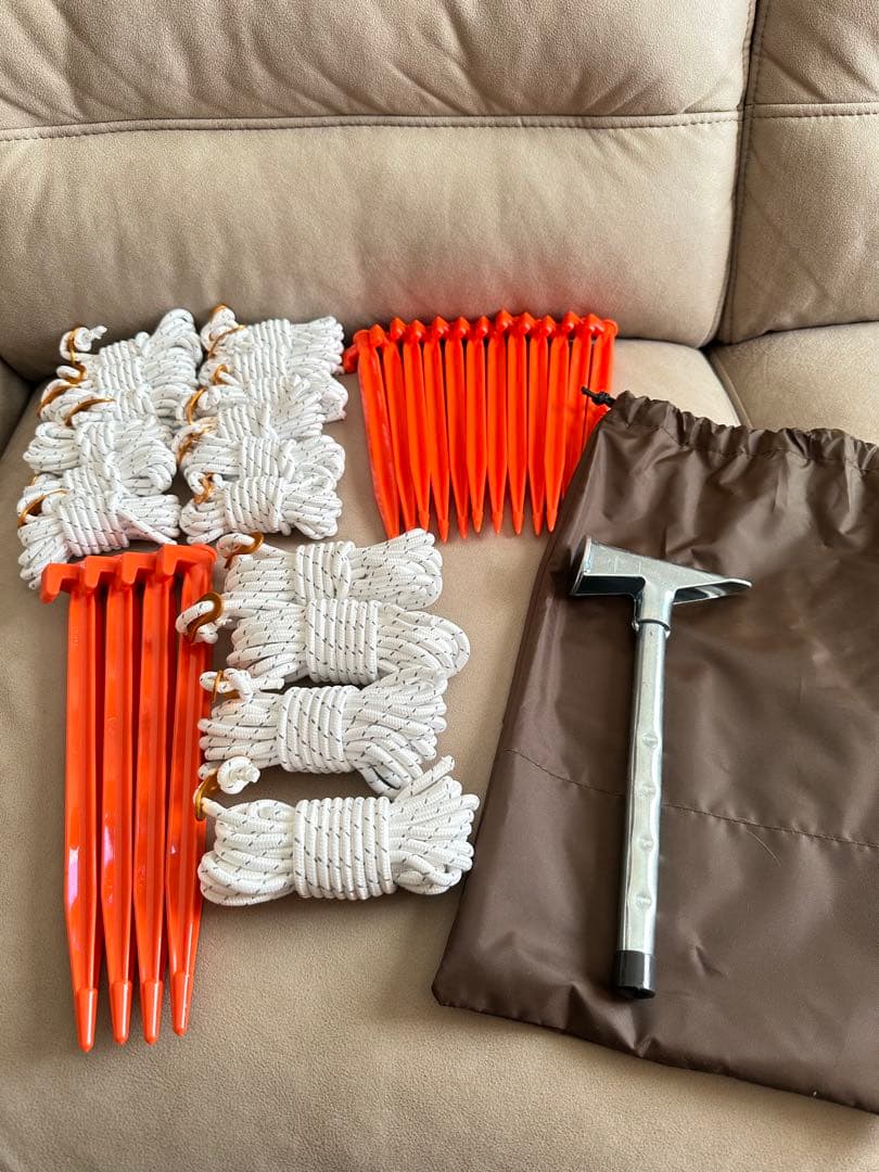 ogawaシステムタープレクタ 350cm x 295cm 張り綱ペグハンマー付