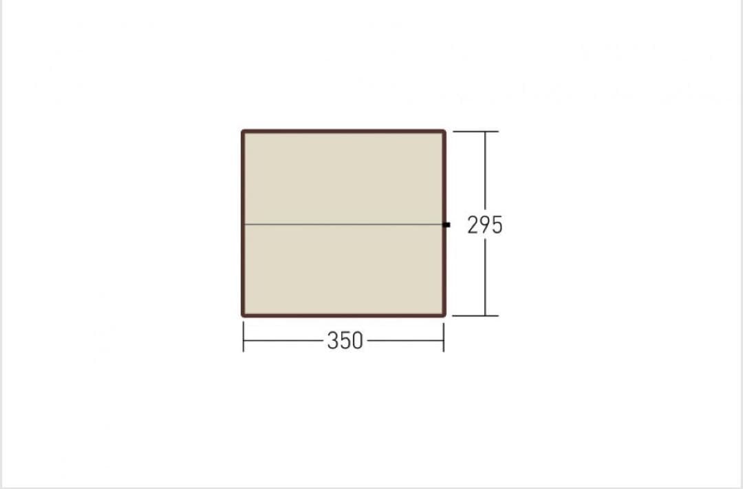 ogawaシステムタープレクタ 350cm x 295cm 張り綱ペグハンマー付