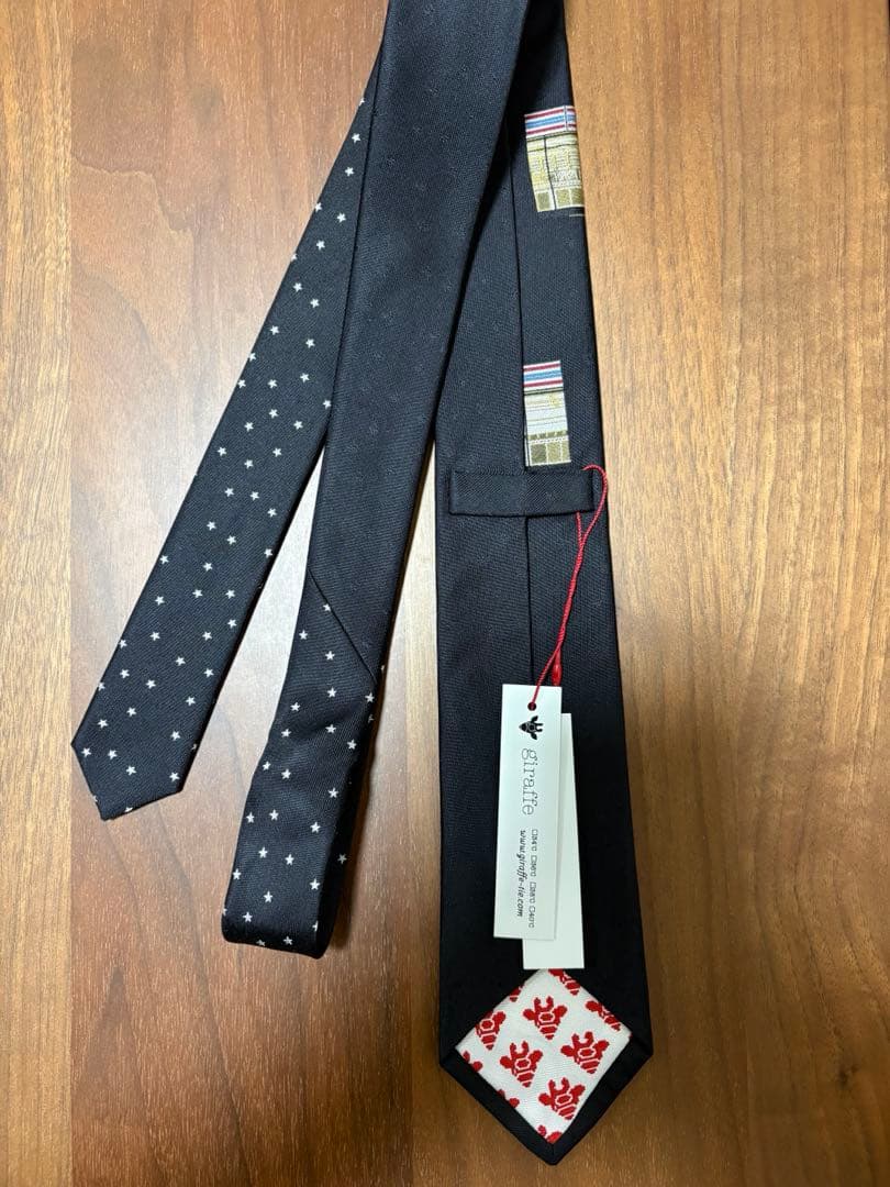 ▶︎【早い者勝ち】giraffe★ネクタイ★コンビニ★星柄