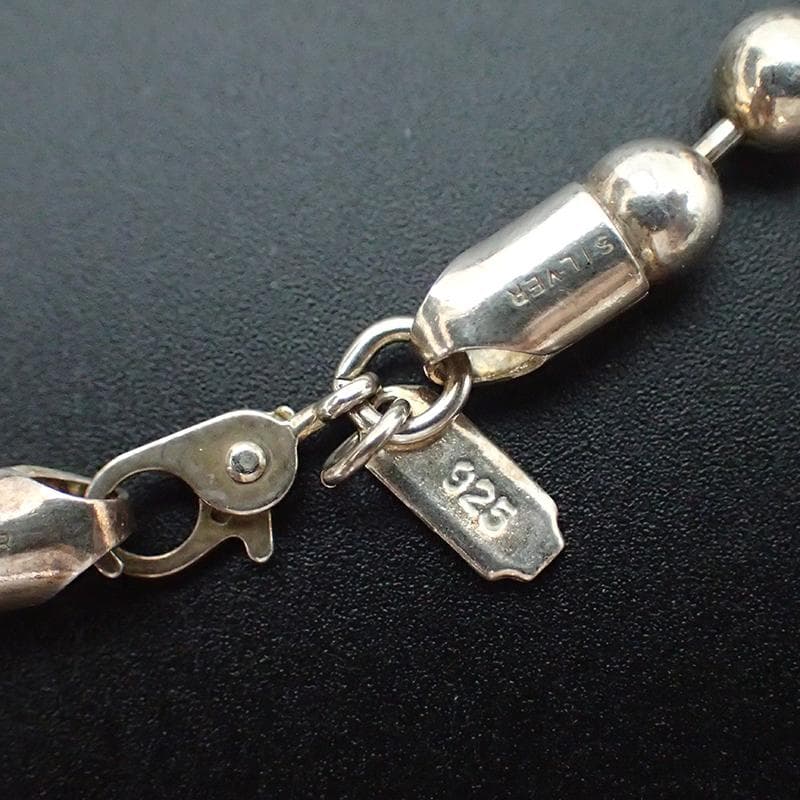 ★718 MOLLIVE モリーヴ ボールチェーンブレスレット XL シルバー②