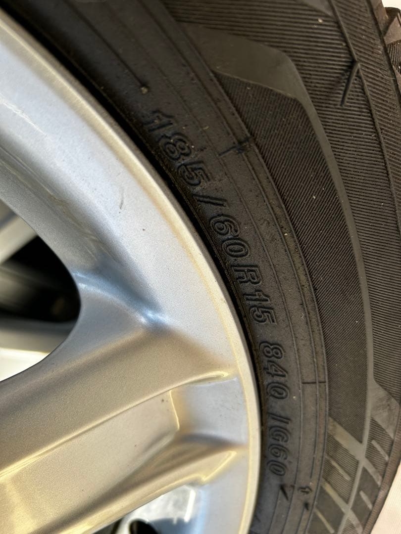 【引取り限定】トヨタiQ 純正ホイール15インチ スタッドレスタイヤ 4本セット