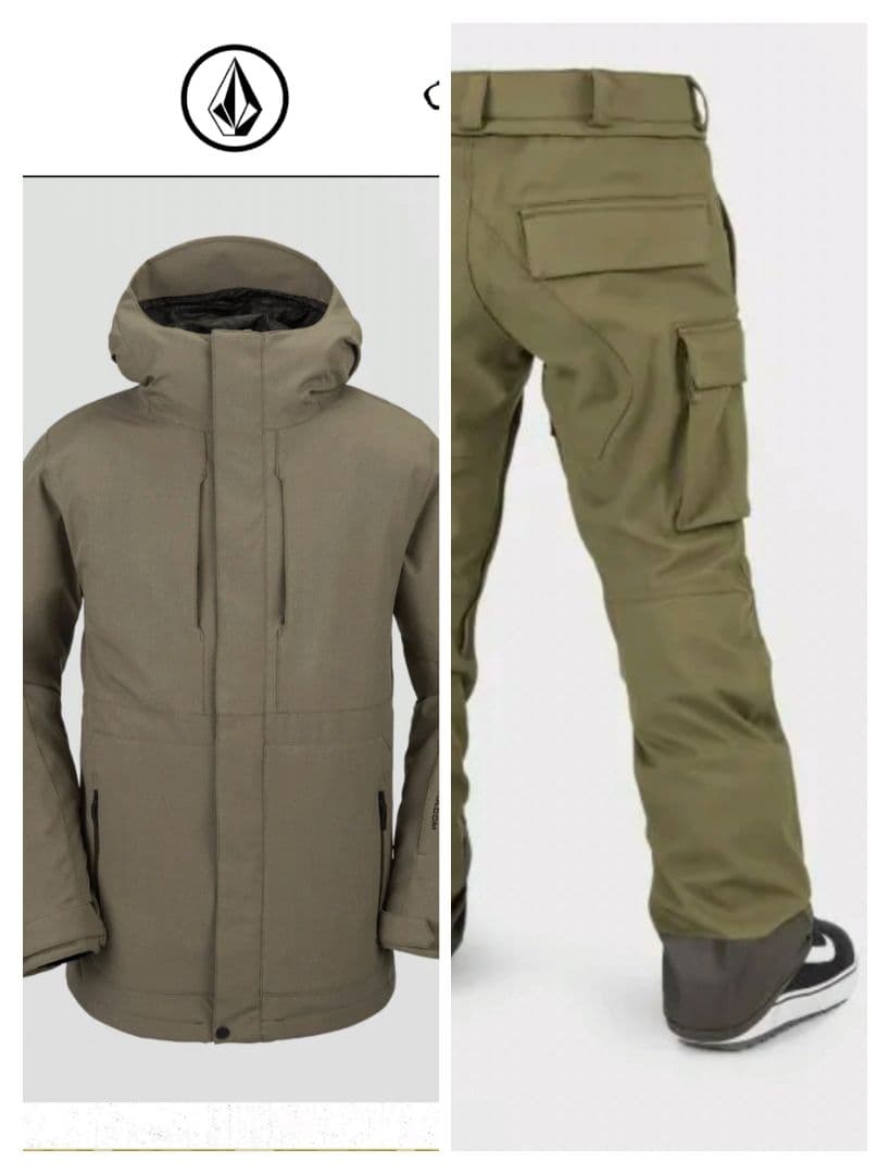 24-25モデル 上下新品未使用ボルコムXL　volcom