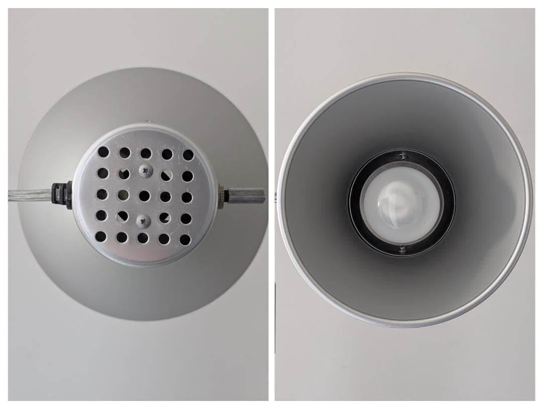 90s Vintage MUJI アルミシェード スタンドライト 希少 無印良品