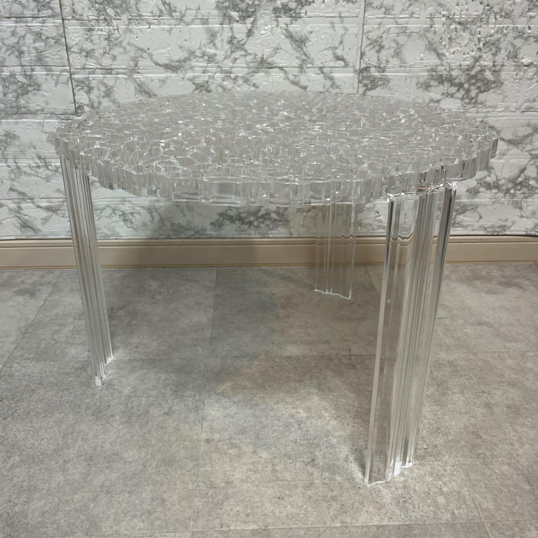 Kartell カルテル T-TABLEティーテーブル ローテーブル　クリスタル