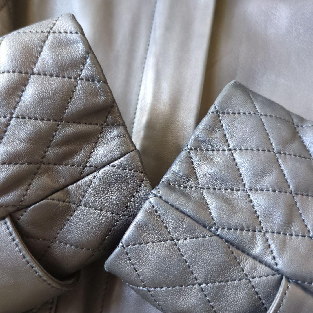 GRACE CONTINENTAL購入　レザーキルティング切替ジャケット