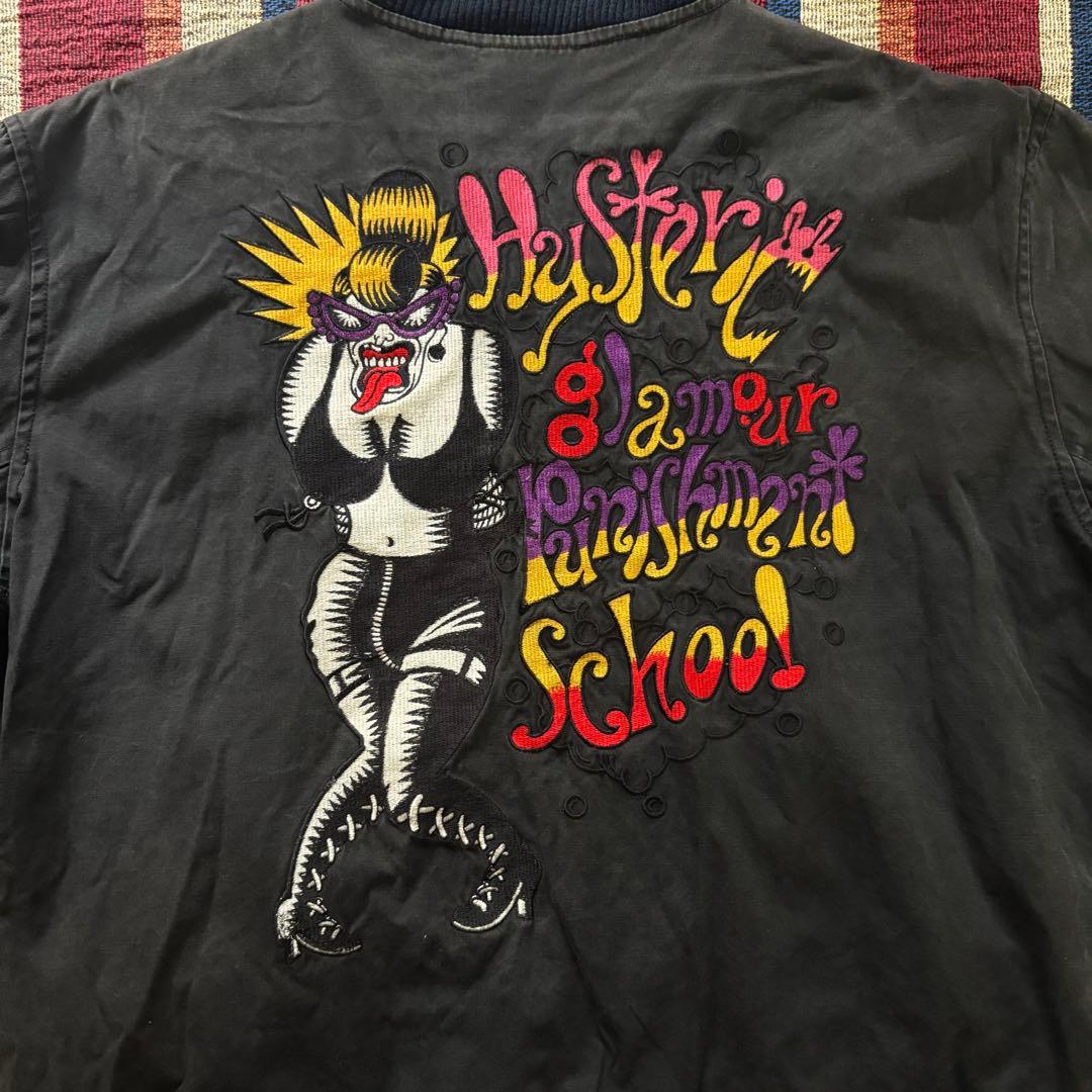 激レア80's HYSTERIC GLAMOURアーカイブ刺繍スナップジャケット