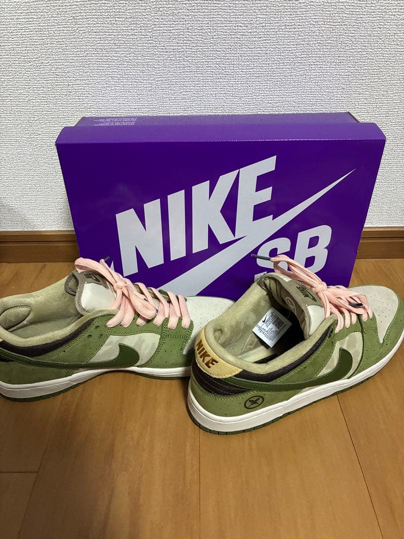 NIKE SB スニーカー オリーブ/ベージュ