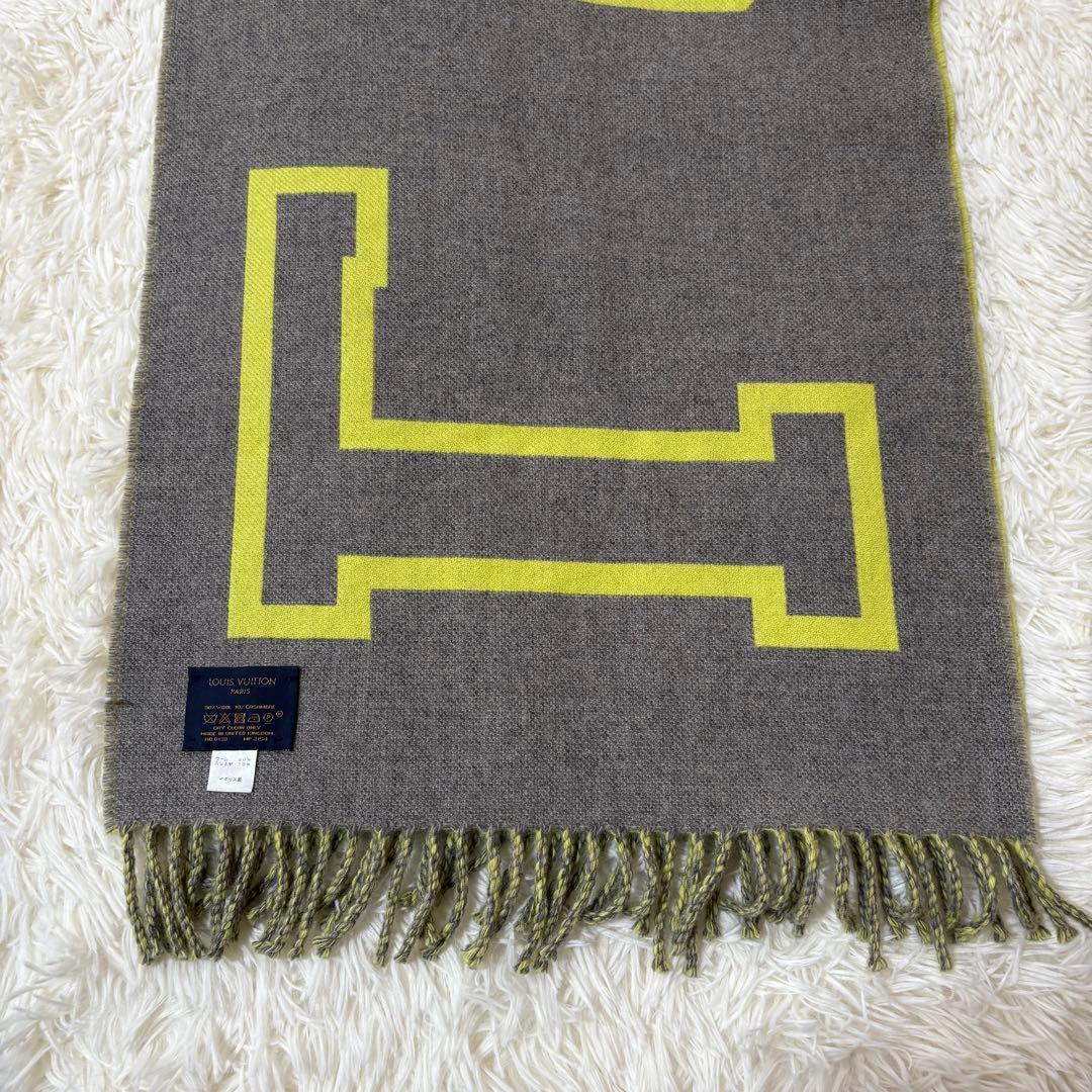 ルイヴィトン エシャルプ シティフルオ MP2154 カシミヤ混 マフラー 箱付