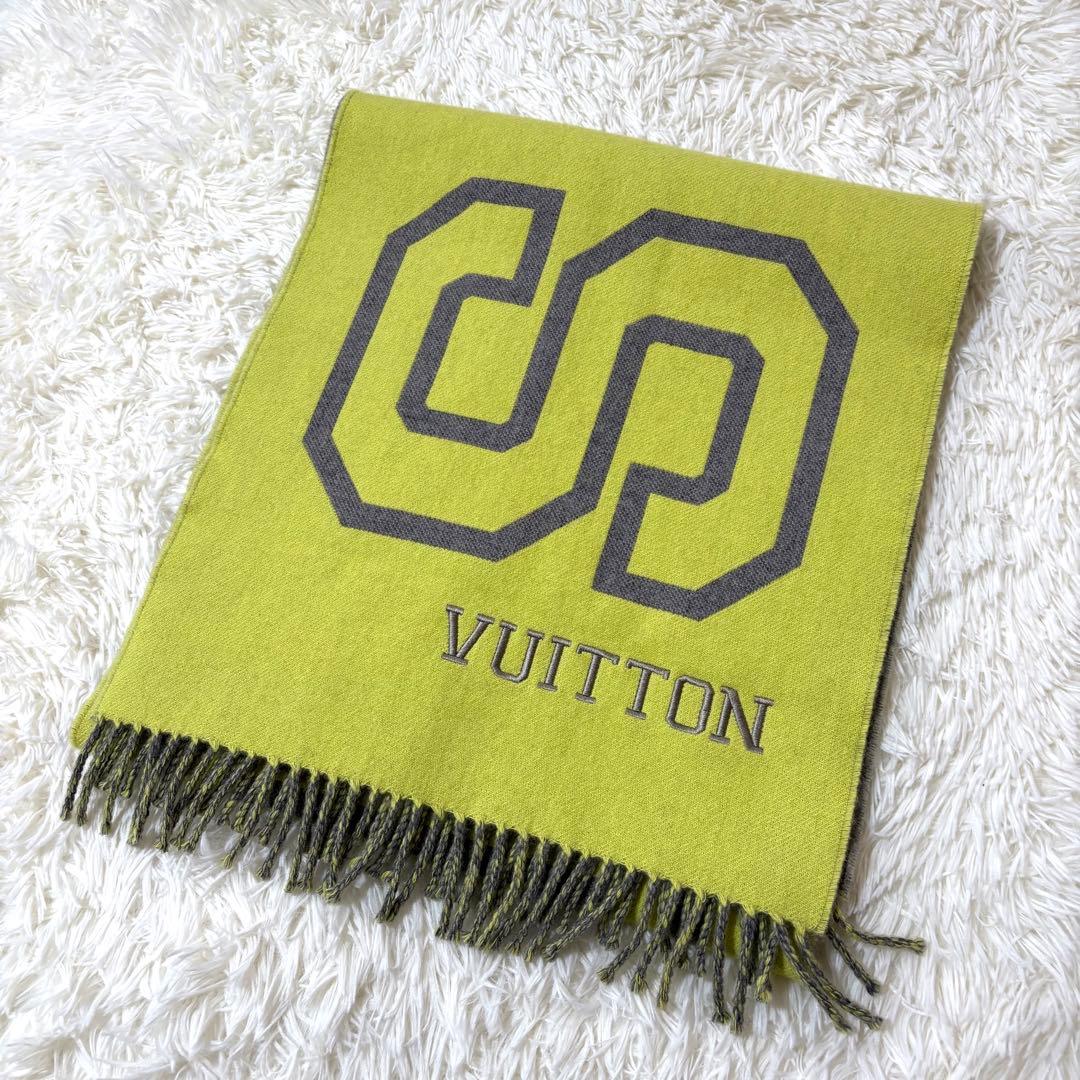 ルイヴィトン エシャルプ シティフルオ MP2154 カシミヤ混 マフラー 箱付