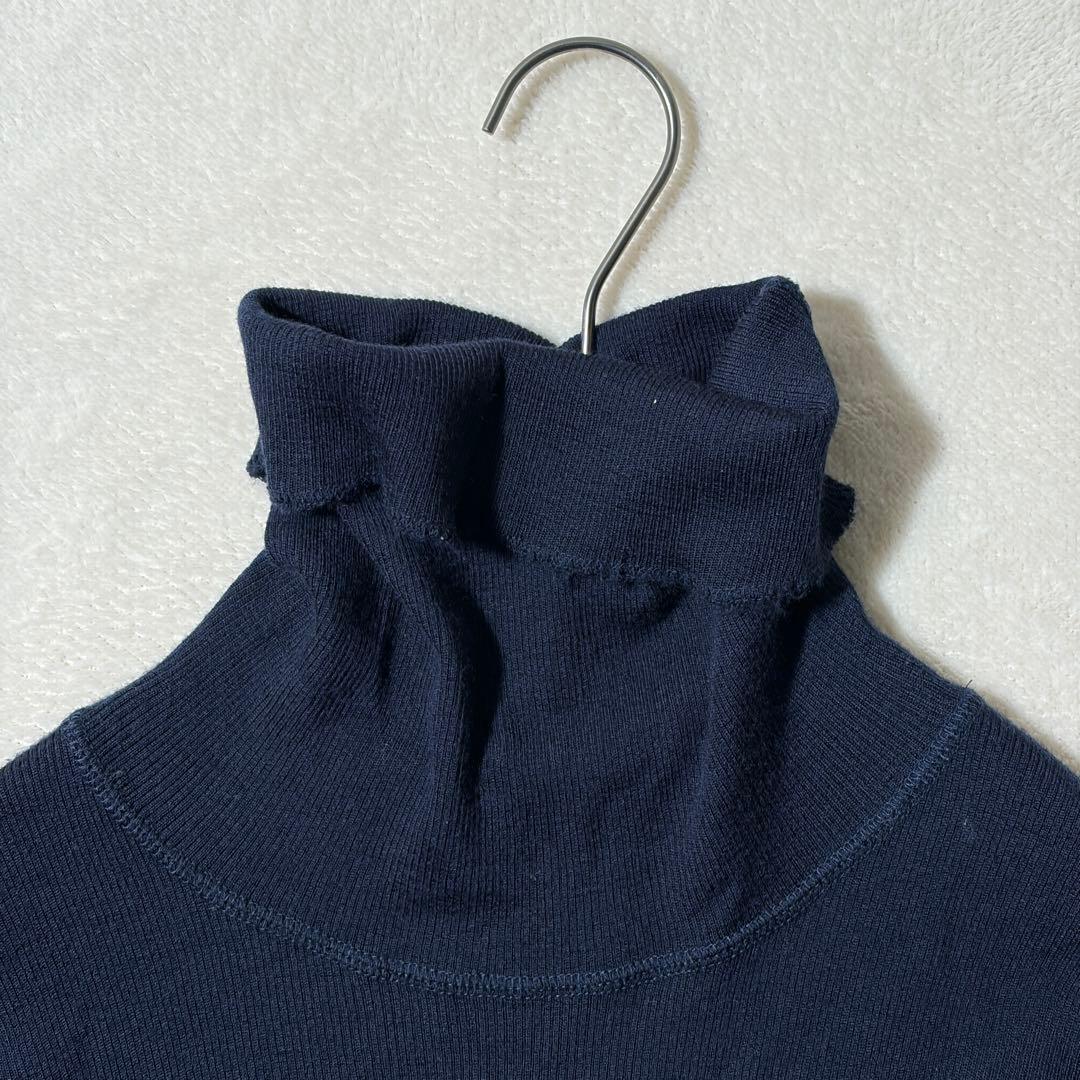 ドゥーズィエムクラス　jersey タートルネック　ニット　セーター　ウール　紺